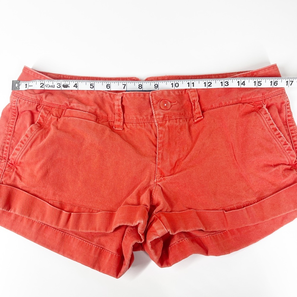 American Eagle Womens Orange Chino Shorts Size 8 - Picture 10 of 12